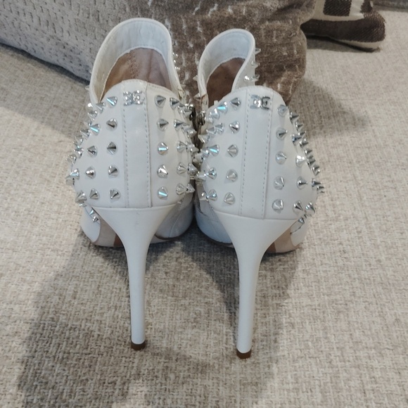 Sam Edelman Stud Ankle Boots Heels - Picture 4 of 7